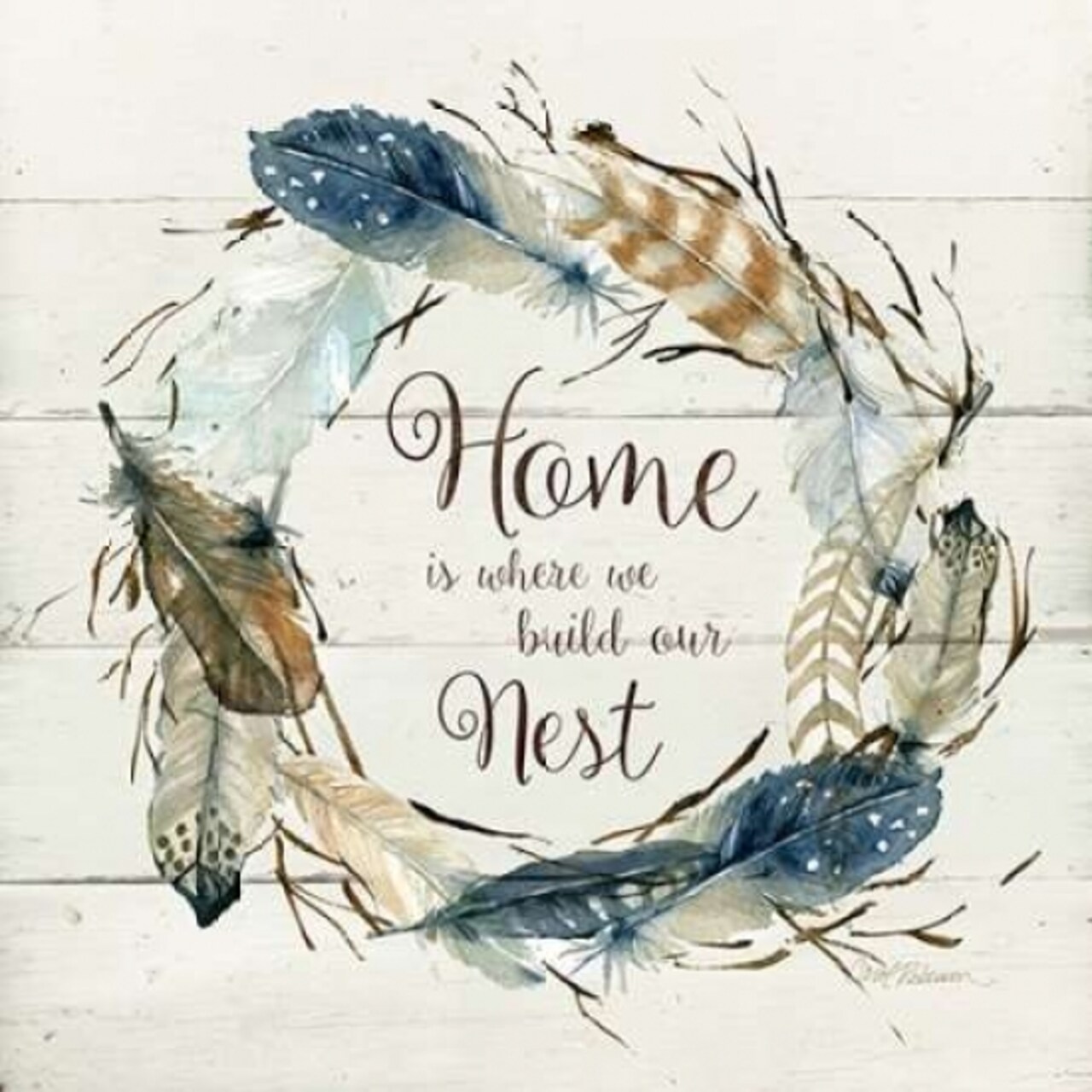 Feather Home Nest Poster Print by Carol Robinson - Item # VARPDX17869